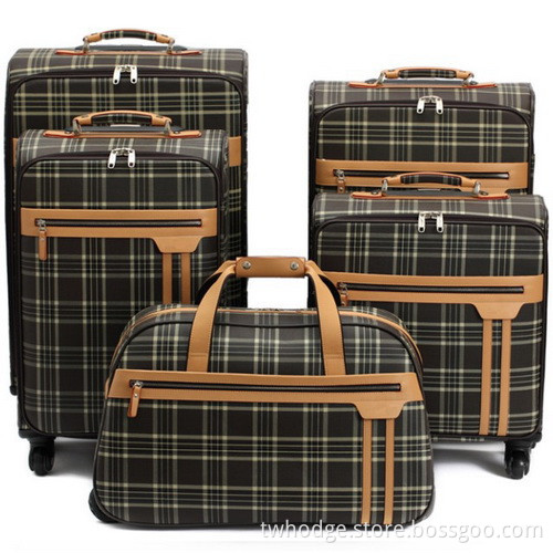 PU Leather Travel Luggage, Hot Sales Trolley&Luggage (KLS315)